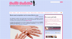 Desktop Screenshot of bellisubito.com
